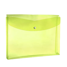 Load image into Gallery viewer, Plastic Envelopes with Snap Closure, Legal Size Expandable Organizition File Folder-Yellow