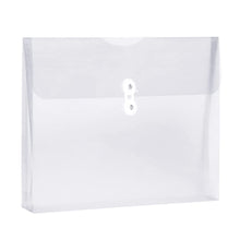 Load image into Gallery viewer, Legal Size Plastic Envelopes with String Closure Side Loading,White