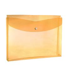 Load image into Gallery viewer, Plastic Envelopes with Snap Closure, Legal Size Expandable Organizition File Folder-Orange