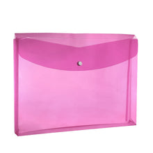 Load image into Gallery viewer, Plastic Envelopes with Snap Closure, Legal Size Expandable Organizition File Folder-Red
