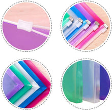 Load image into Gallery viewer, Plastic Envelopes Legal Size Poly Zip Expanding Envelopes,White