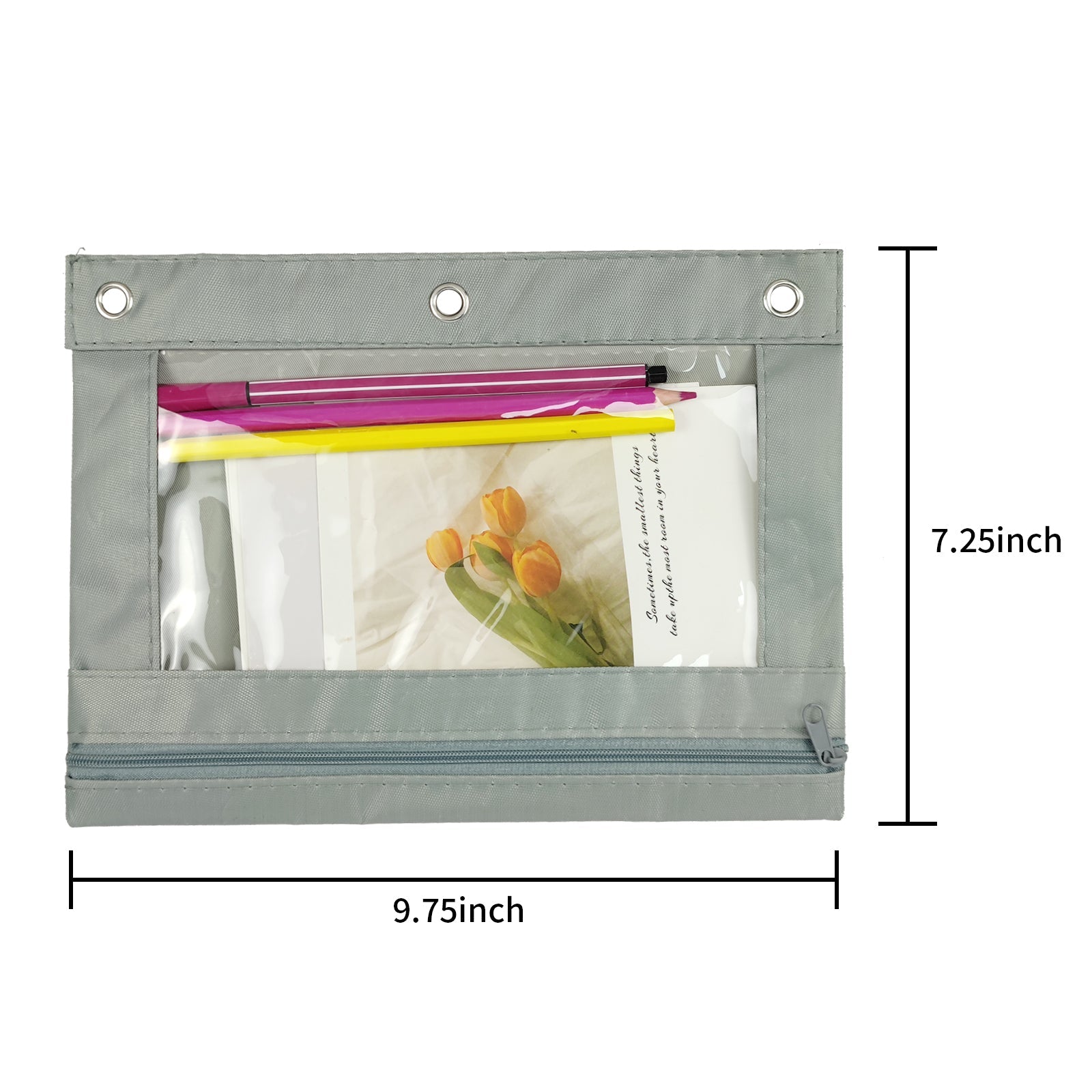 Link Product Solutions Carton of 24 3 Hole Binder Pencil Pouch