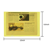 Load image into Gallery viewer, L-Type Clear Plastic  Document Folders for Protection and Storage（1 PCS, Yellow)
