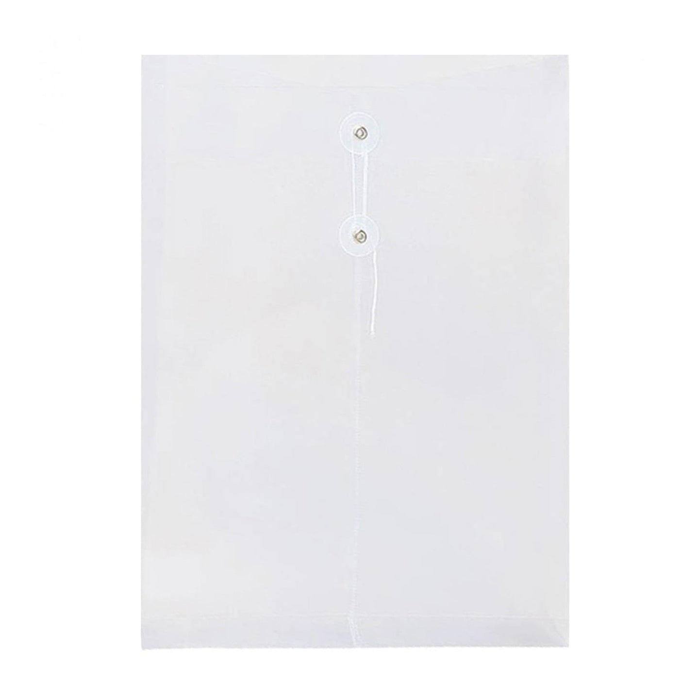 Plastic Envelopes with String Closure, Legal Size Expanding File Folders Documents